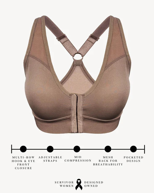 AnaOno Mastectomy Bianca front closure Bra